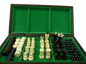 Set of chess, checkers and other games